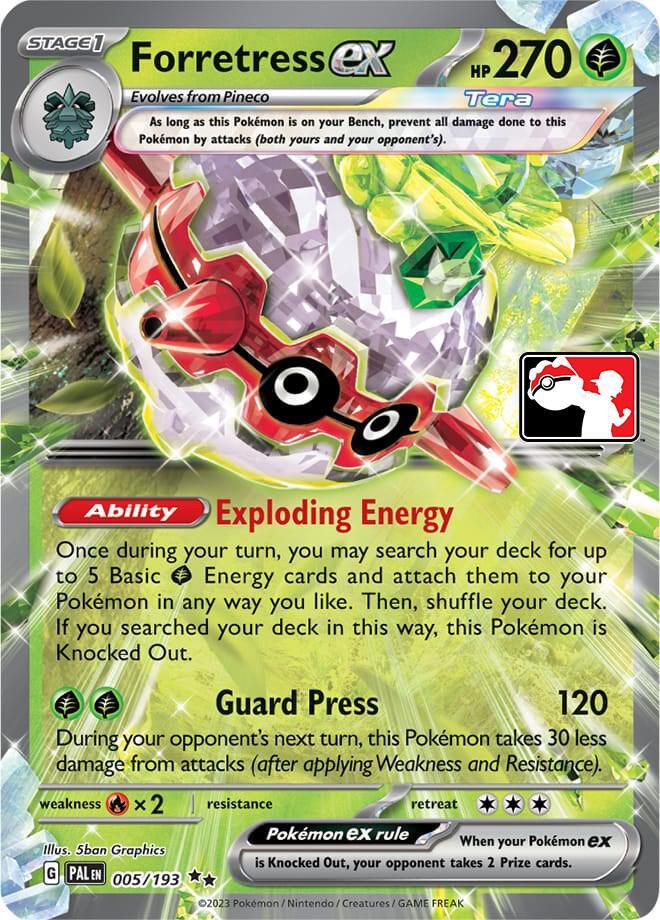 Paldea Evolved Forretress Ex [Prize-Pack] Pokémon card